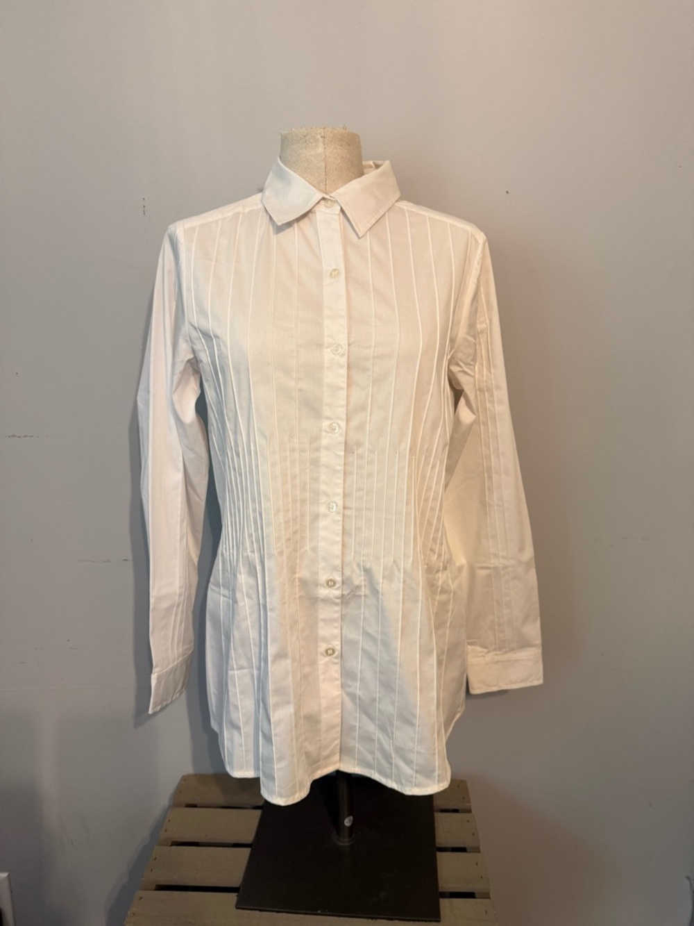 Du Jour Elegant White Dress Shirt